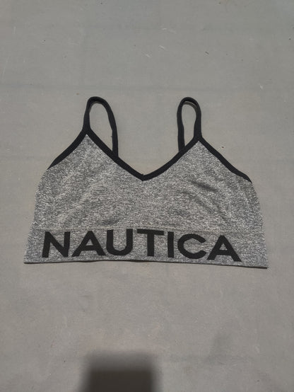 Nautica Women Gray Sport Bra