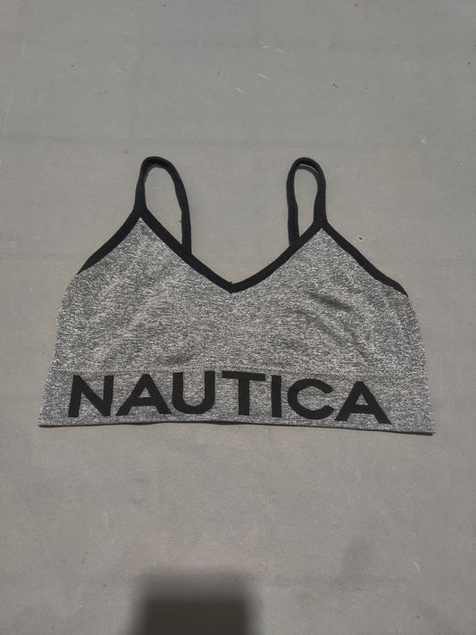 Nautica Women Gray Sport Bra