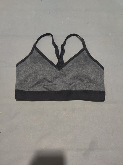 Athletic Works Women Gray Sport Bra