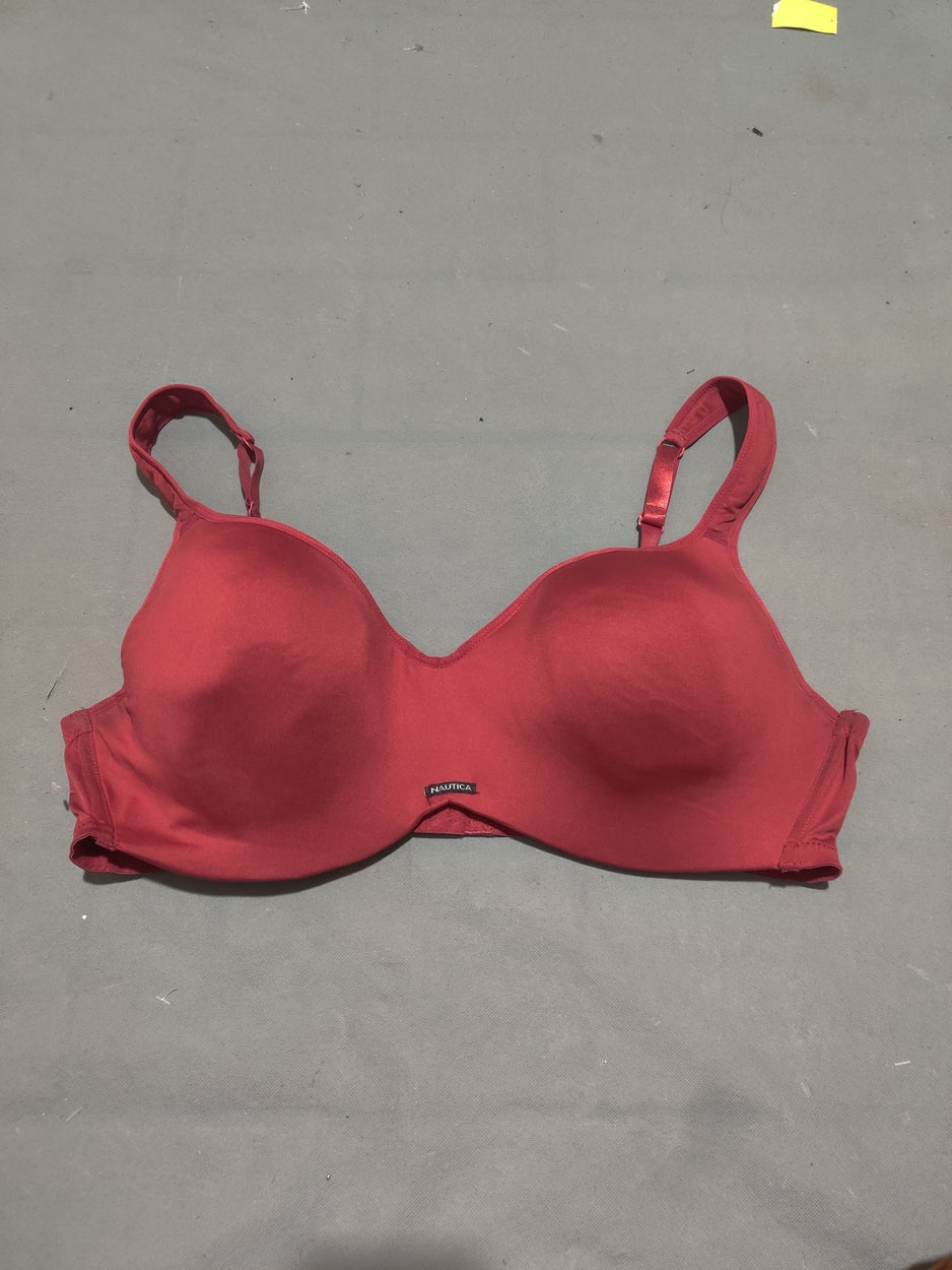 Nautica Women Maroon Sport Bra