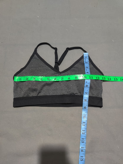 Athletic Works Women Gray Sport Bra