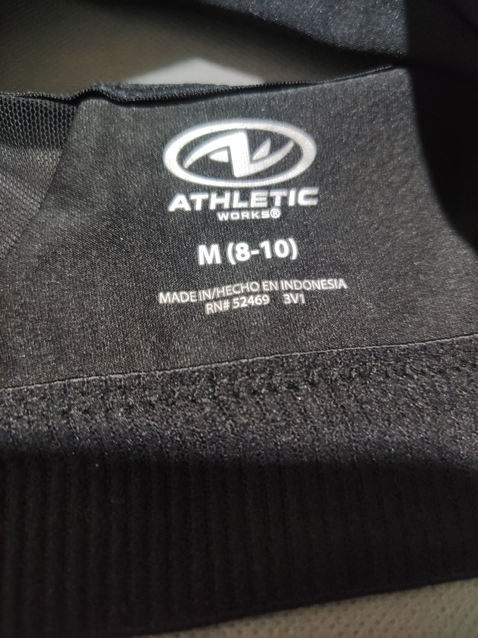 Athletic Works Women Gray Sport Bra