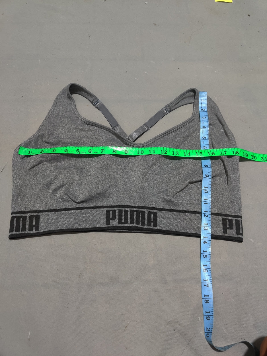 Puma Women Gray Sport Bra