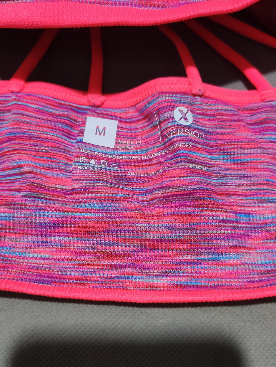 Xersion Women Pink Sport Bra