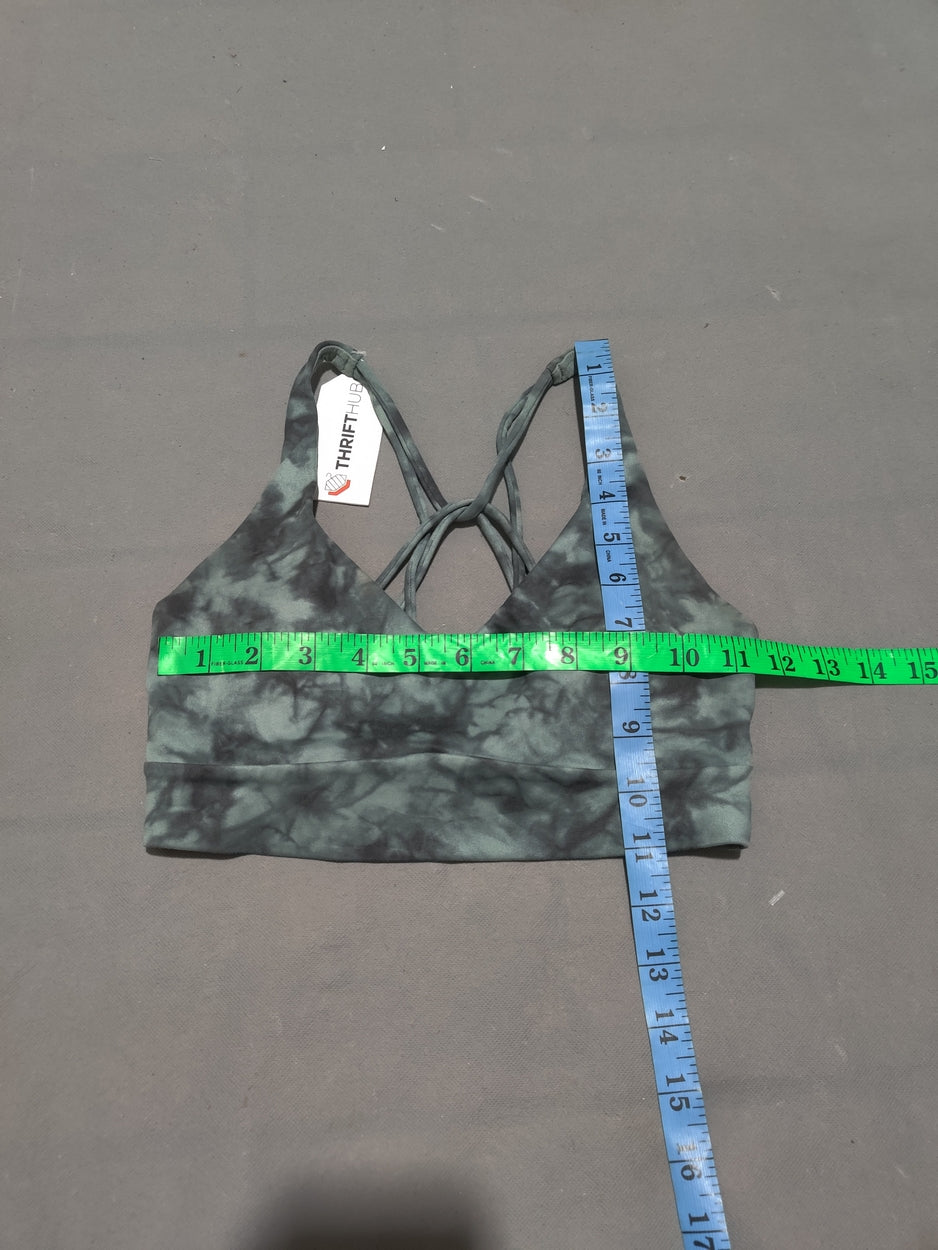 Preloved Women Green Sport Bra