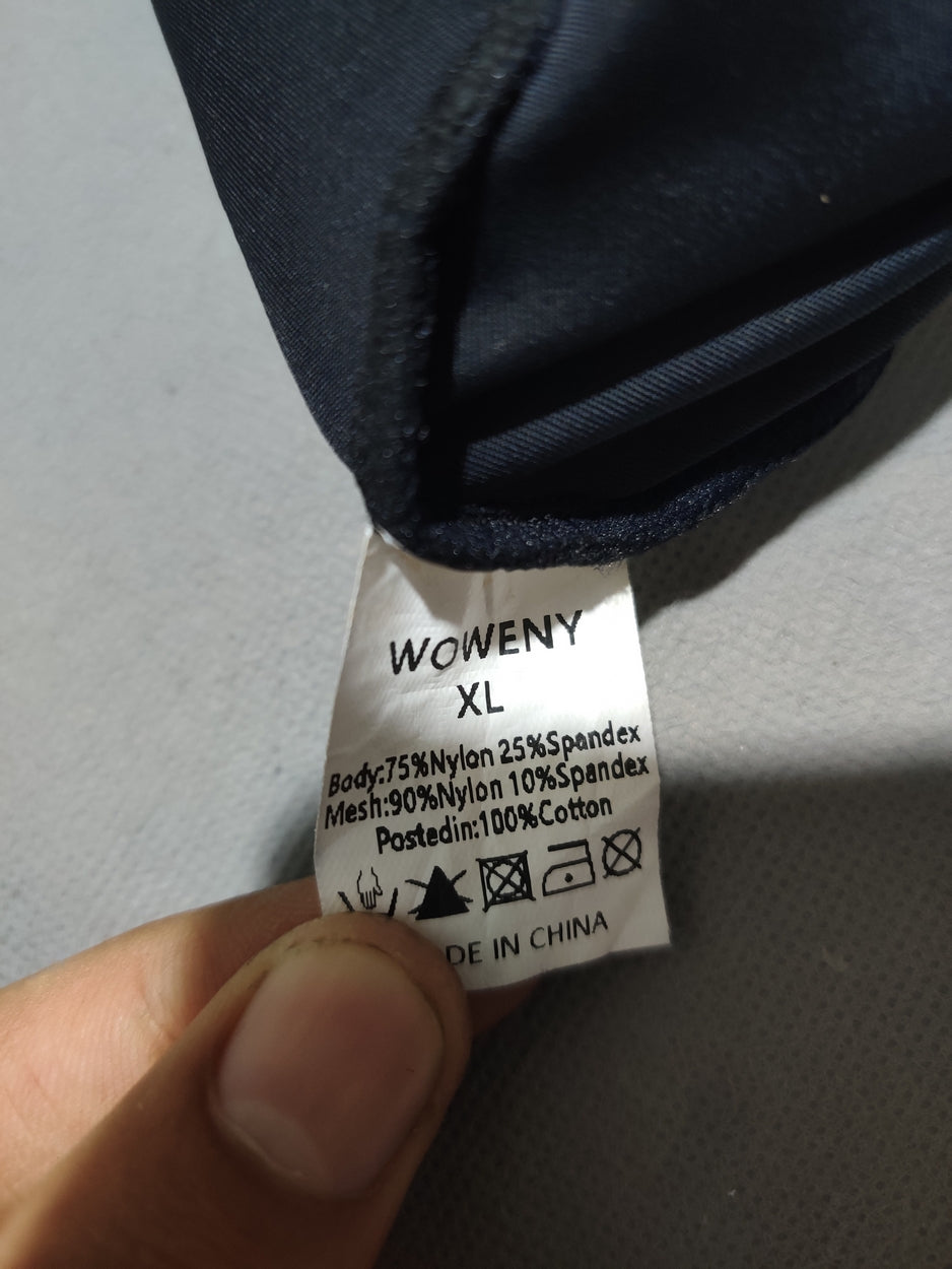 Woweny Women Black Sport Bra