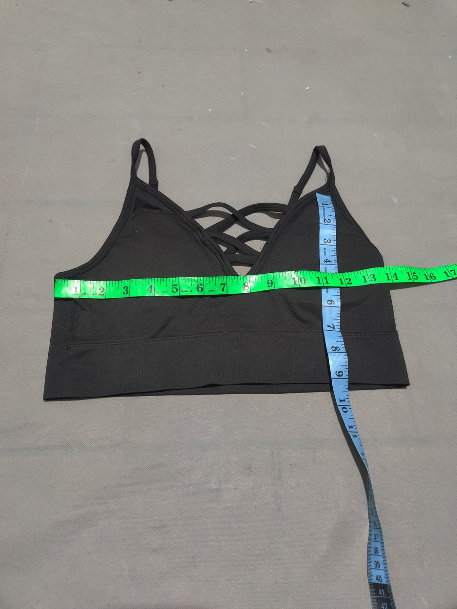 No Boundaries Women Black Sport Bra