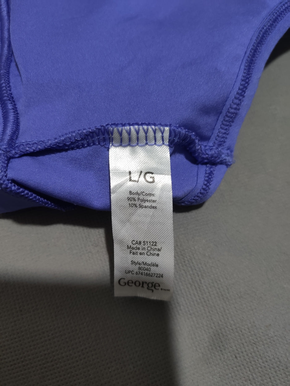 George Women Purple Sport Bra