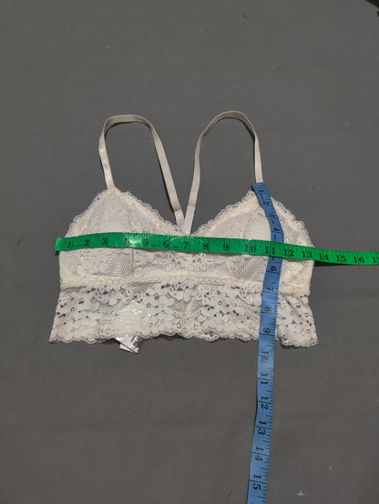 Forever 21 Women Cream Sport Bra
