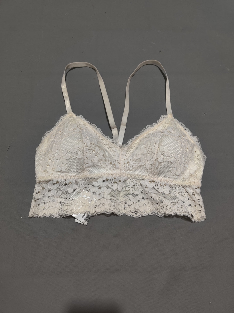 Forever 21 Women Cream Sport Bra
