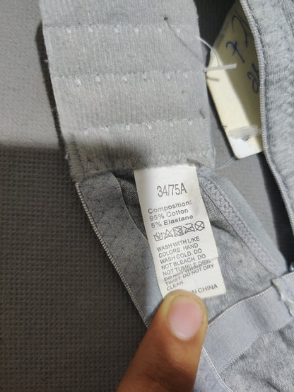Preloved Women Gray Sport Bra