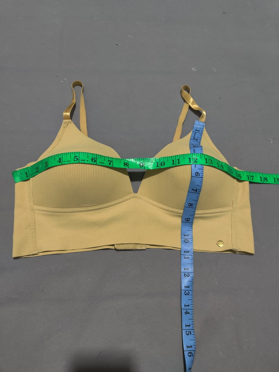 Rachel Zoe Women Yellow Sport Bra