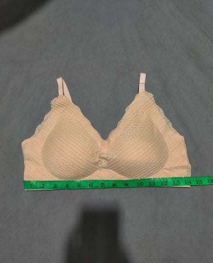Preloved Women Cream Sport Bra
