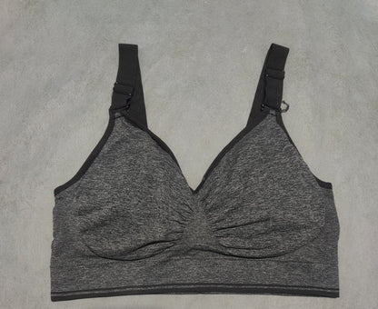 Danskin Women Gray Sport Bra