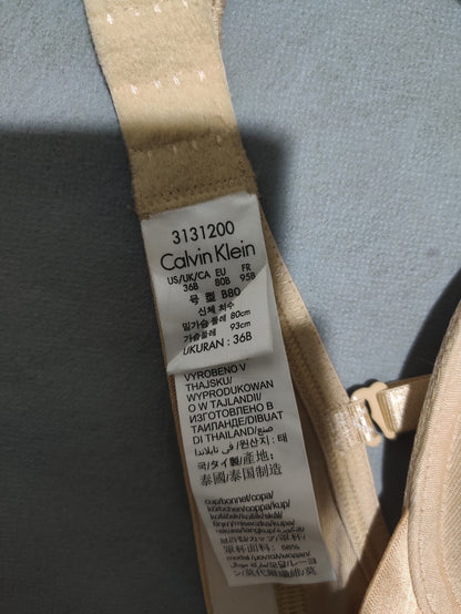 Calvin Klein Women Cream Sport Bra