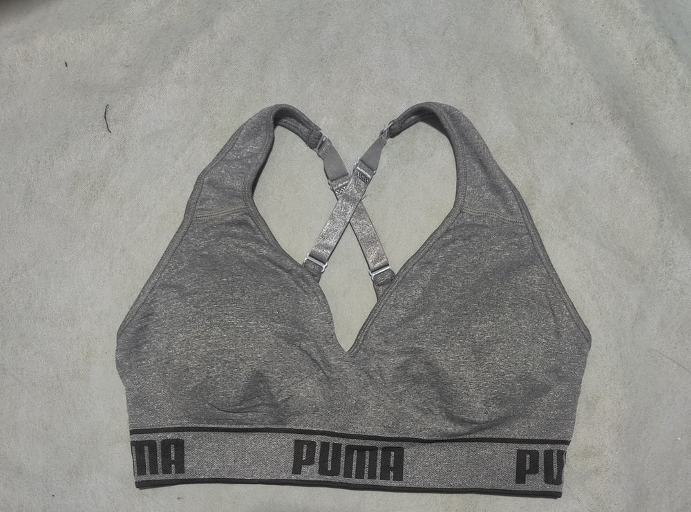 Puma Women Gray Sport Bra