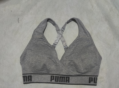 Puma Women Gray Sport Bra