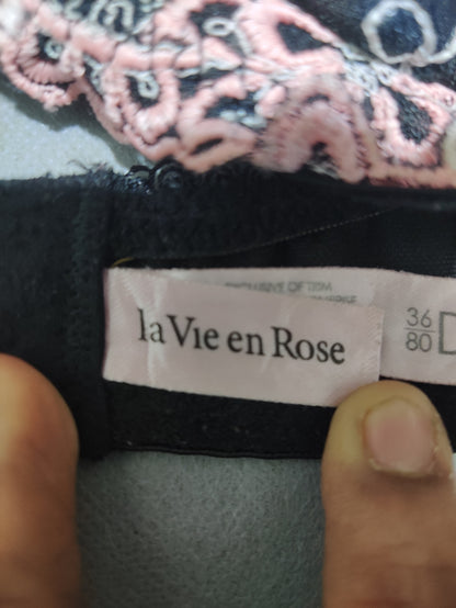La Vie en Rose Women Black Sport Bra
