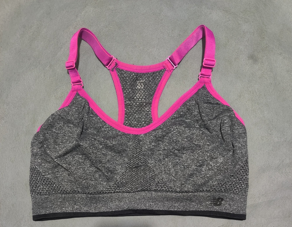 New Balance Women Gray Sport Bra
