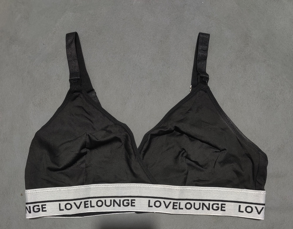Love Lounge Women Black Sport Bra