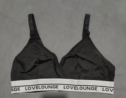 Love Lounge Women Black Sport Bra