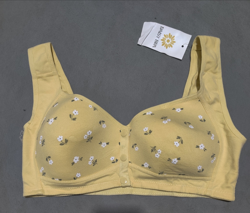 Daisy Women Yellow Sport Bra