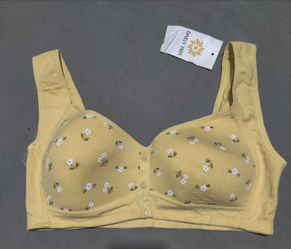 Daisy Women Yellow Sport Bra