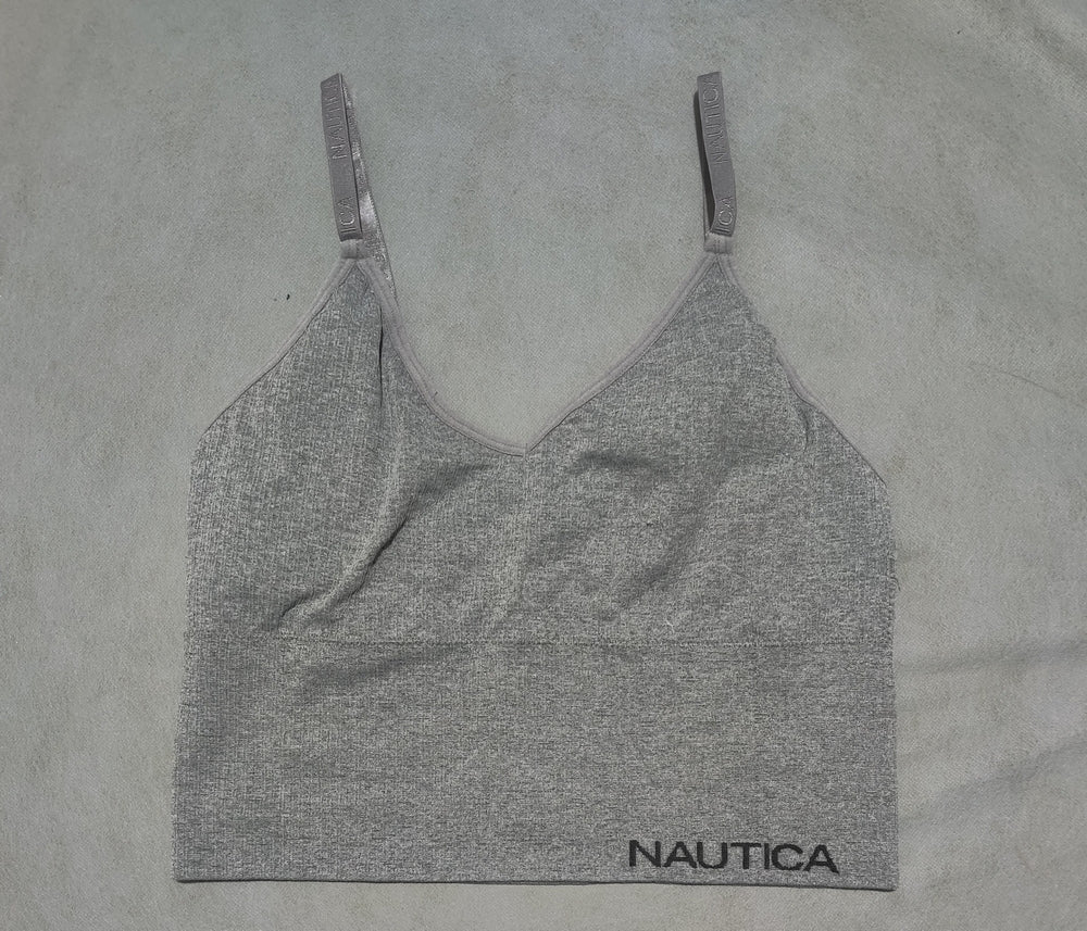 Nautica Women Gray Sport Bra