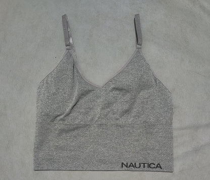 Nautica Women Gray Sport Bra
