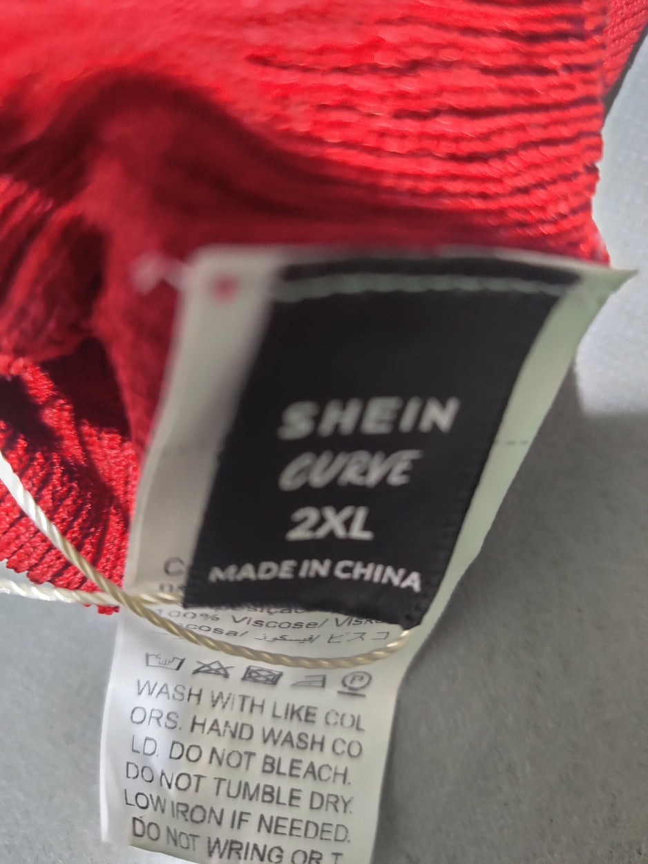 SHIEN Women Red Sport Bra