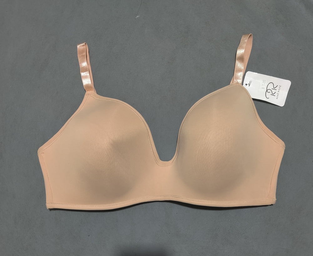 Rene Rofe Women Cream Sport Bra