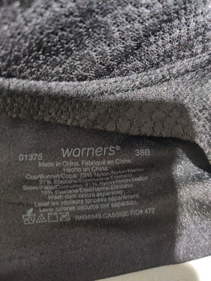 Warner's Women Black Sport Bra