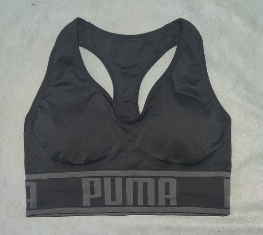 Puma Women Black Sport Bra