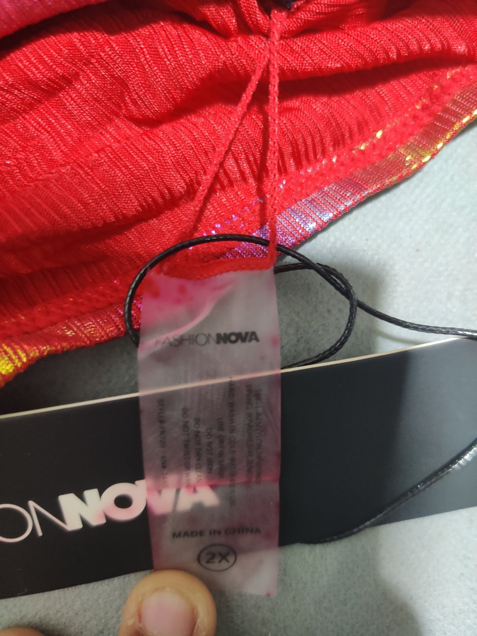 Nova Fashion Women Red Sport Bra