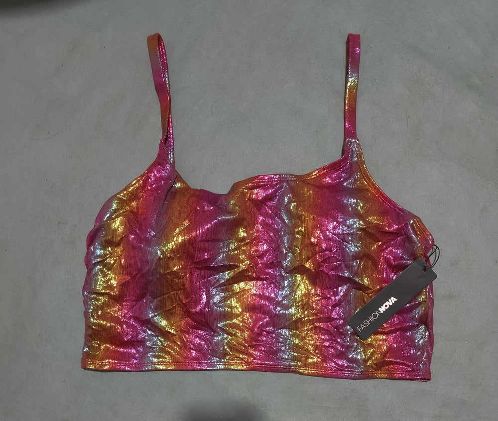 Nova Fashion Women Red Sport Bra