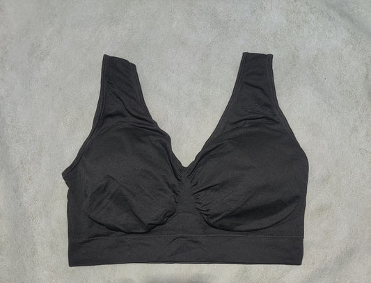 Preloved Women Black Sport Bra