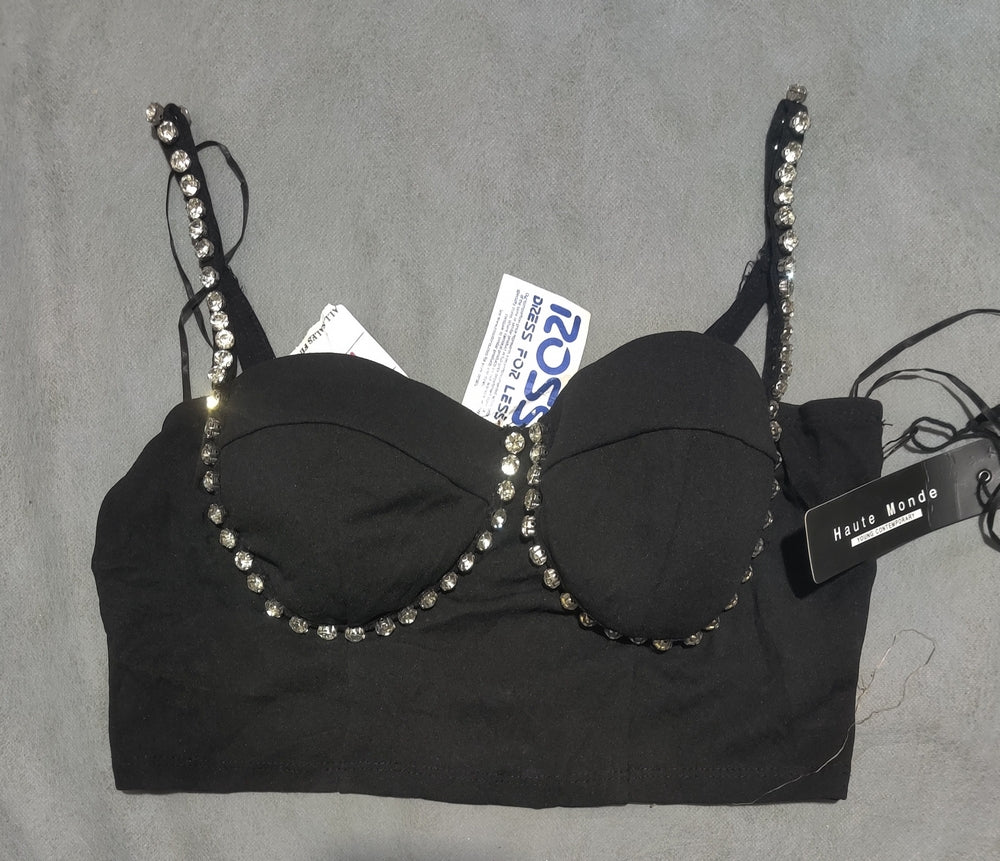 Haute Monde Women Black Sport Bra