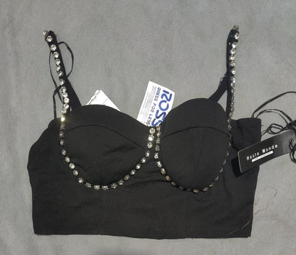Haute Monde Women Black Sport Bra