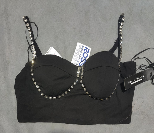 Haute Monde Women Black Sport Bra