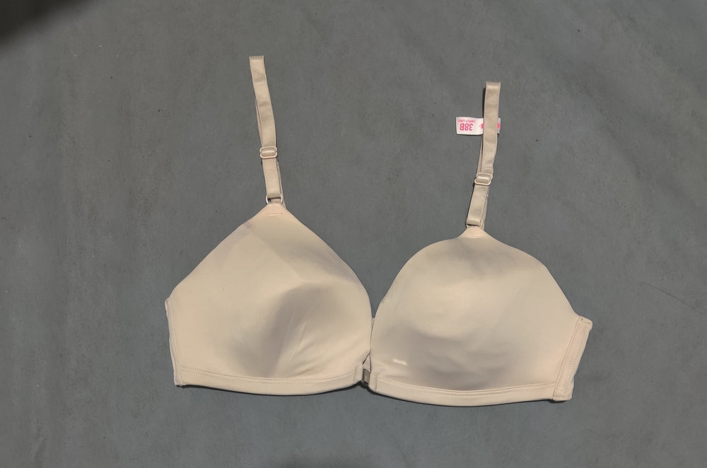 Pink Women Cream Sport Bra