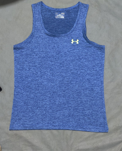 Under Armour Women Sport Blue Vest T Shirt