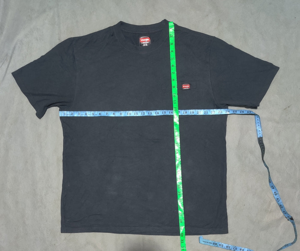 Wrangler Men Cotton Blue T Shirt – Preloved Labels (view 4)