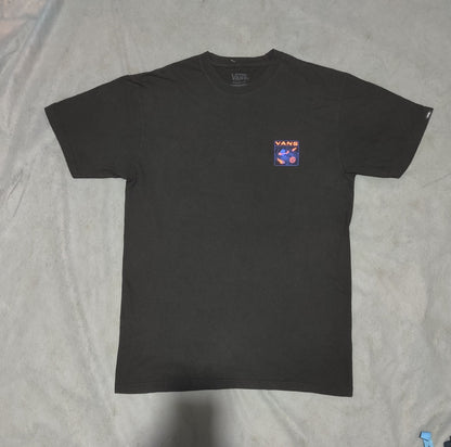 Vans Men Cotton Black T Shirt