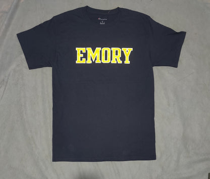 Champion Men Cotton Blue T Shirt