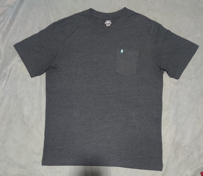 Izod Men Cotton Gray T Shirt