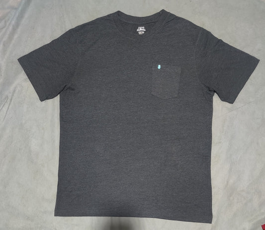 Izod Men Cotton Gray T Shirt