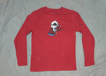 Columbia Men Cotton Red T Shirt