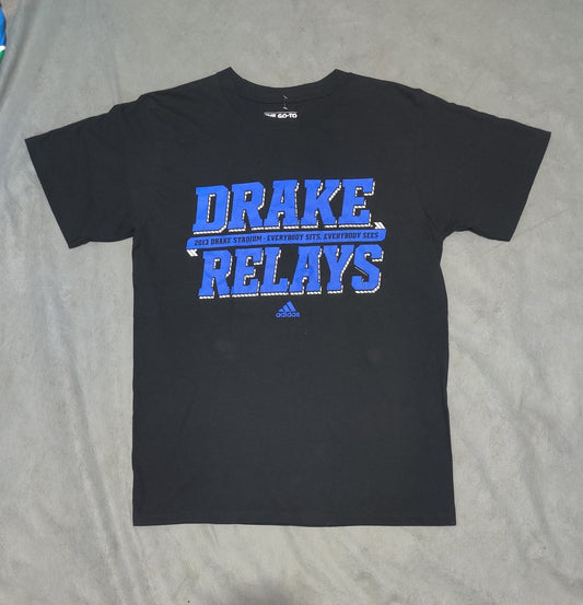 Adidas Men Cotton Black T Shirt