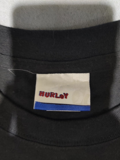 Hurley Men Cotton Black T Shirt