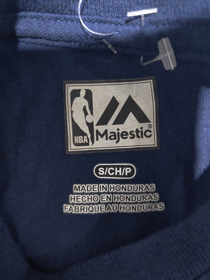 Majestic Men Cotton Blue T Shirt